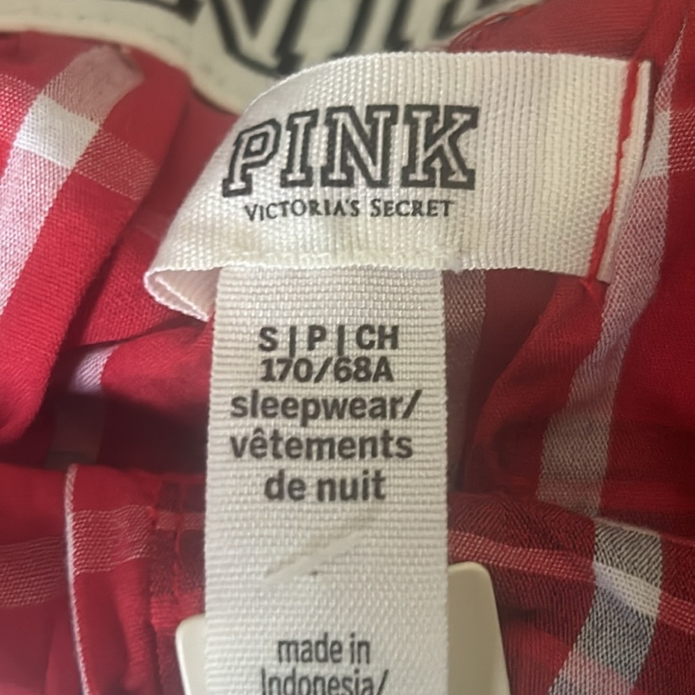 New Gift Set VS PINK Plaid Logo Tote and VS Cotton Oversized Plaid Boxer Shorts - Picture 9 of 11